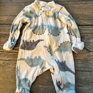 Carter's Dinosaur Footsie Pajama's - NB